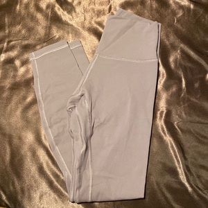 Lululemon cropped purple leggings